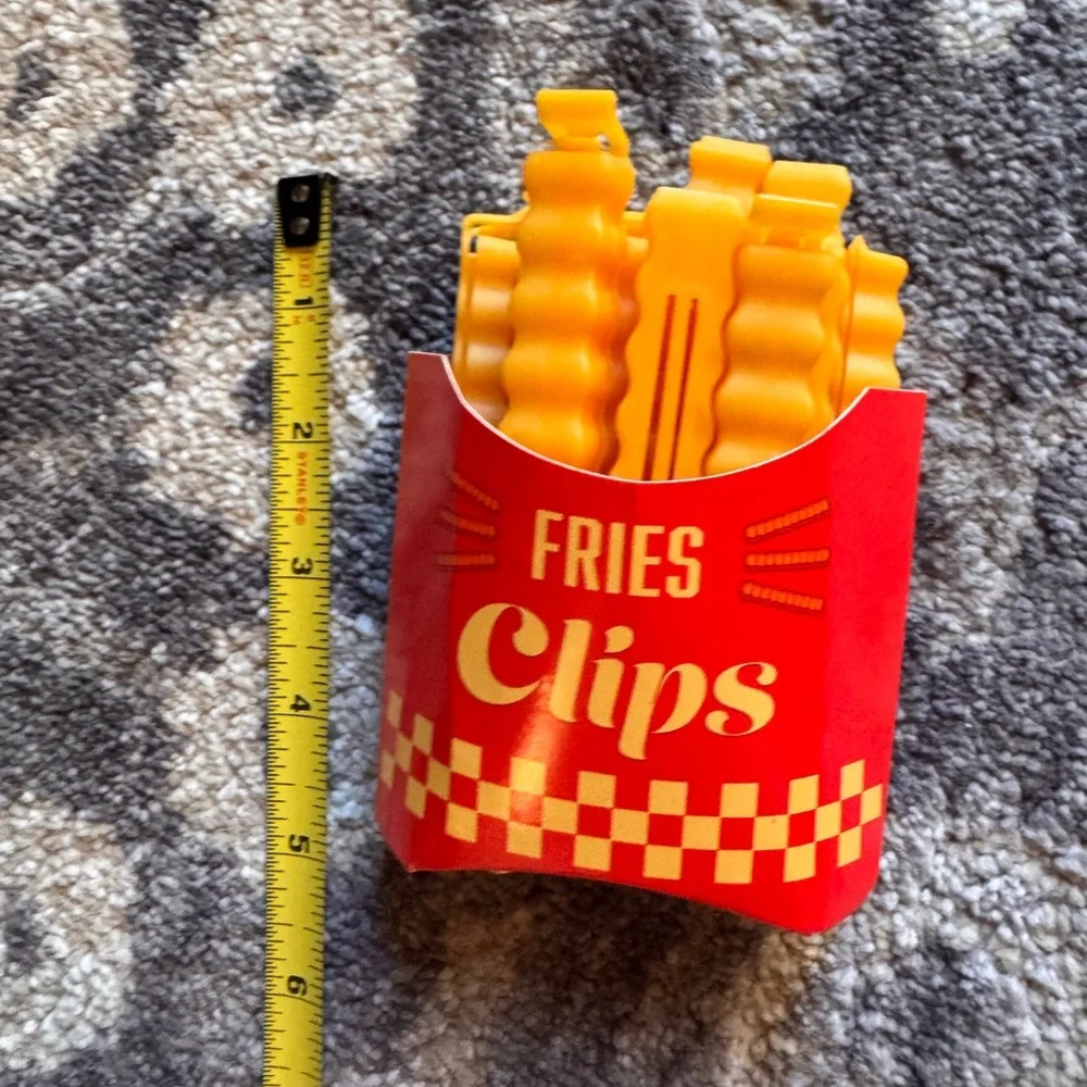 Yellow Fries Clips for Chip Bags